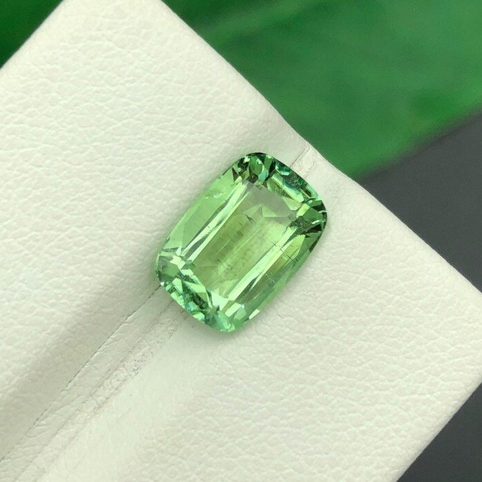 Mint Green Tourmaline Gemstone | 3.20 carats