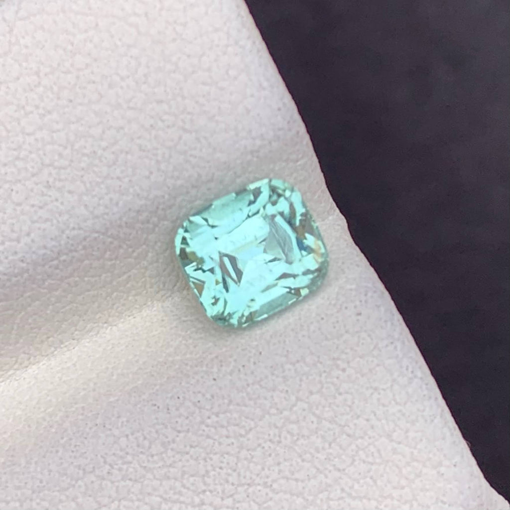 Natural Seafoam Tourmaline 1.61 Ct Loose Gemstone | VSI Afghanistan Tourmaline | Untreated Fine Jewelry Gem