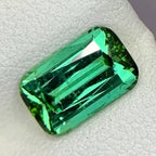 Natural Bluish Green Tourmaline 2.52 Ct Long Cushion Loose Gemstone | Afghanistan Tourmaline | Untreated Fine Jewelry Gem