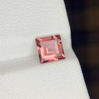 Natural Pink Tourmaline 1.38 Ct Asscher Cut Eye Clean Untreated Afghanistan