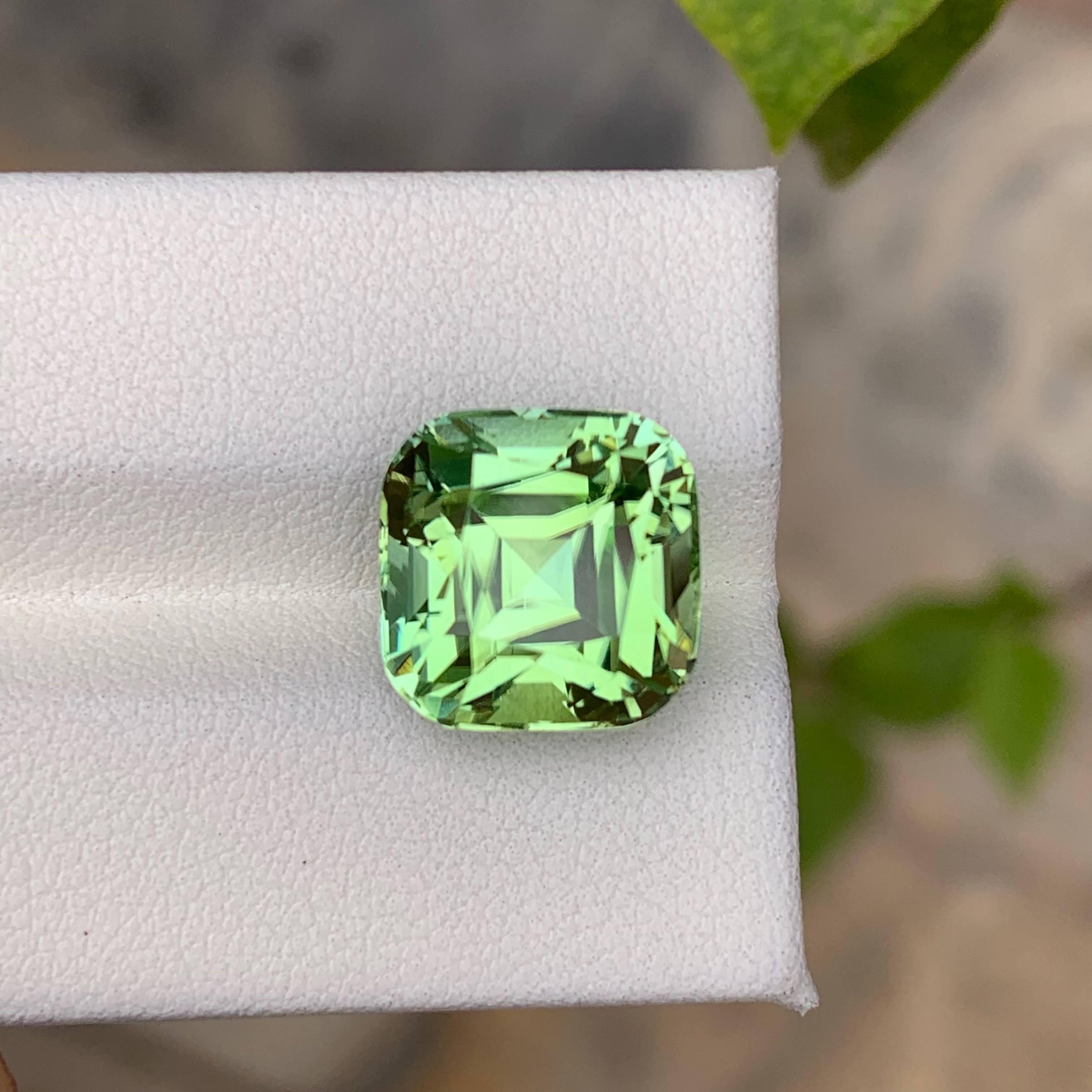 Natural Mint Green Tourmaline 10.13 Ct Eye Clean Loose Gemstone | Afghanistan Tourmaline | Untreated Fine Jewelry Gem
