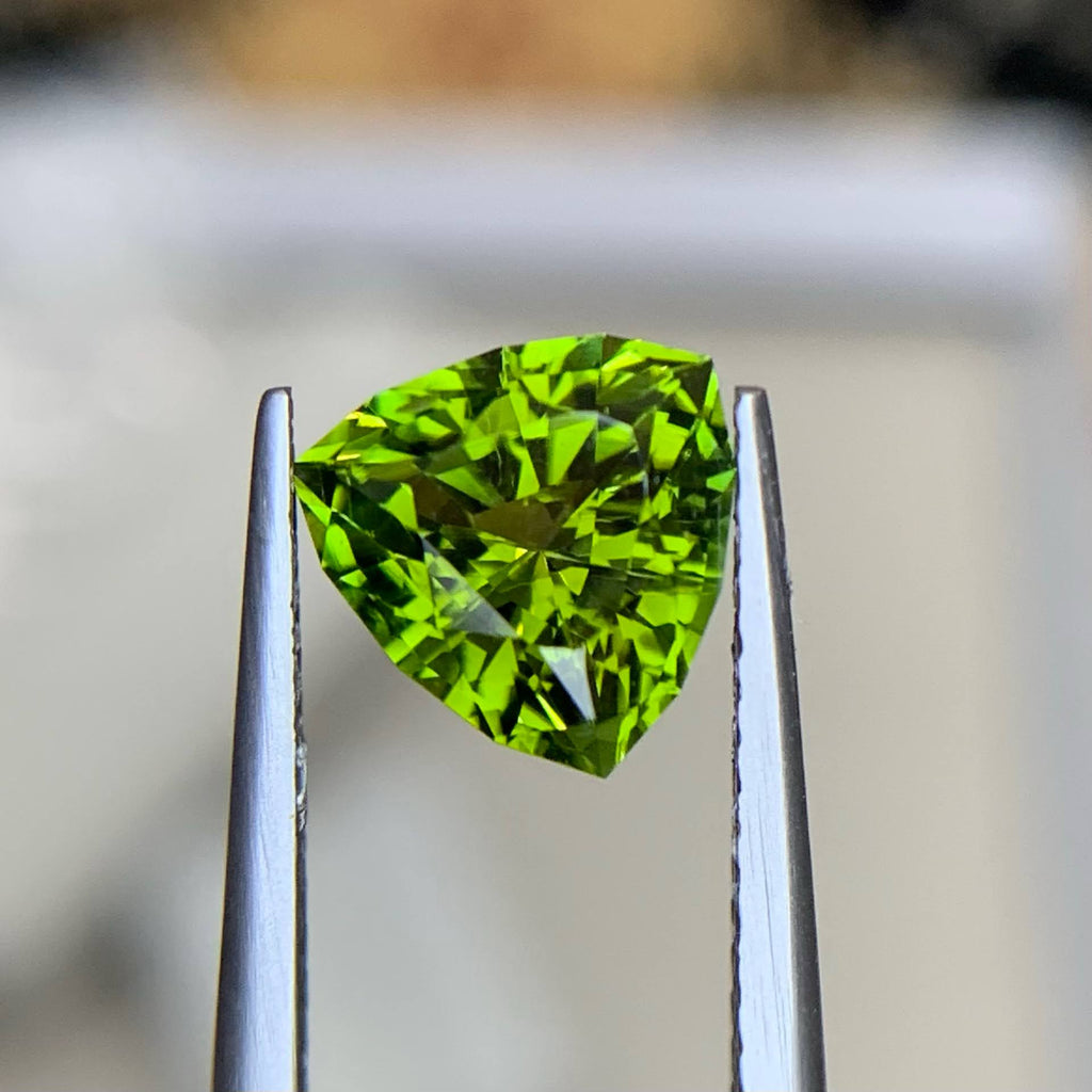 Natural Trillion Cut Tourmaline 1.88 Ct Loose Gemstone | Afghanistan Tourmaline | Untreated Trillion Shape Fine Jewelry
