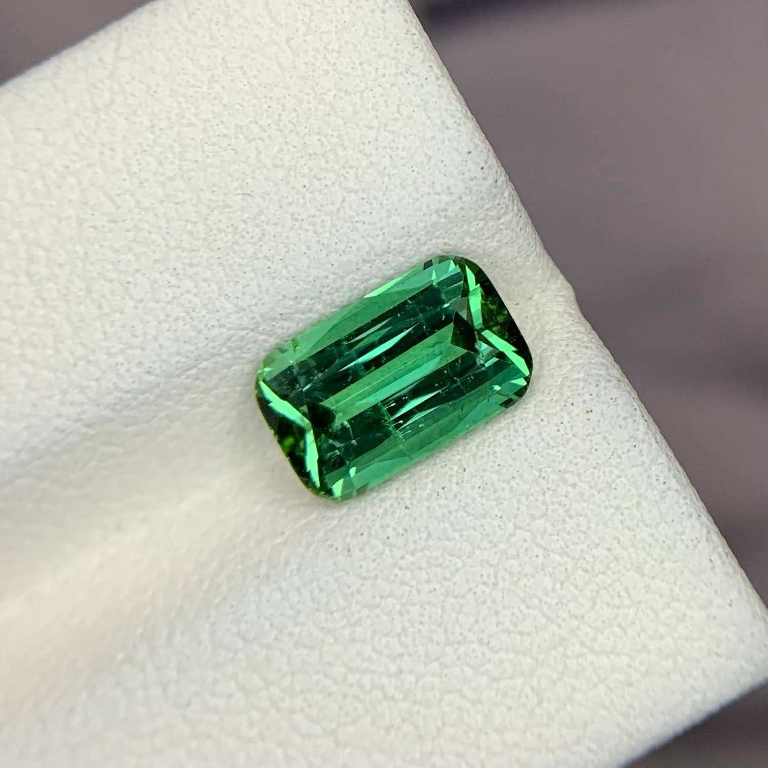 Natural Bluish Green Tourmaline 2.52 Ct Long Cushion Loose Gemstone | Afghanistan Tourmaline | Untreated Fine Jewelry Gem