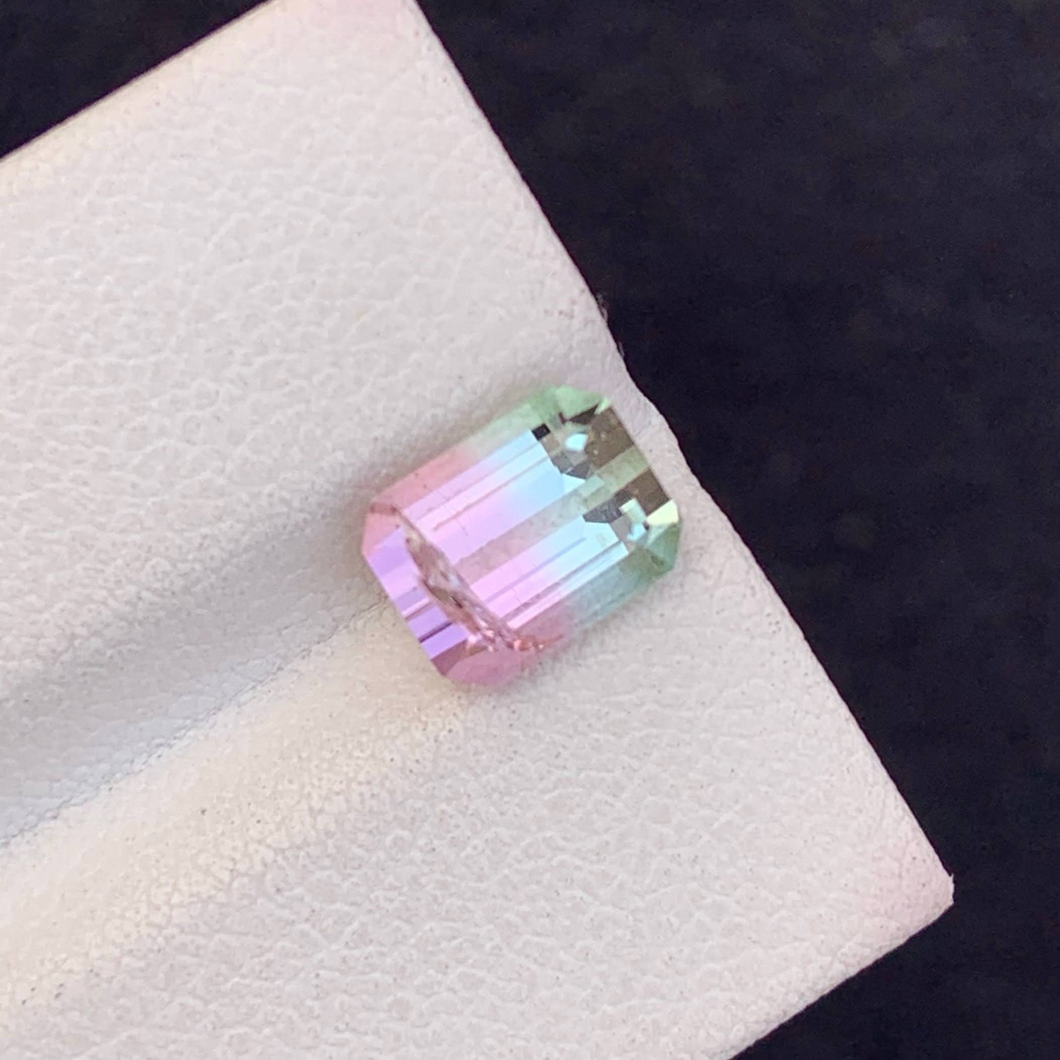 Natural Watermelon Tourmaline 2.48 Ct Loose Gemstone | Afghanistan Bi-Color Tourmaline | Untreated Jewelry Making Stone