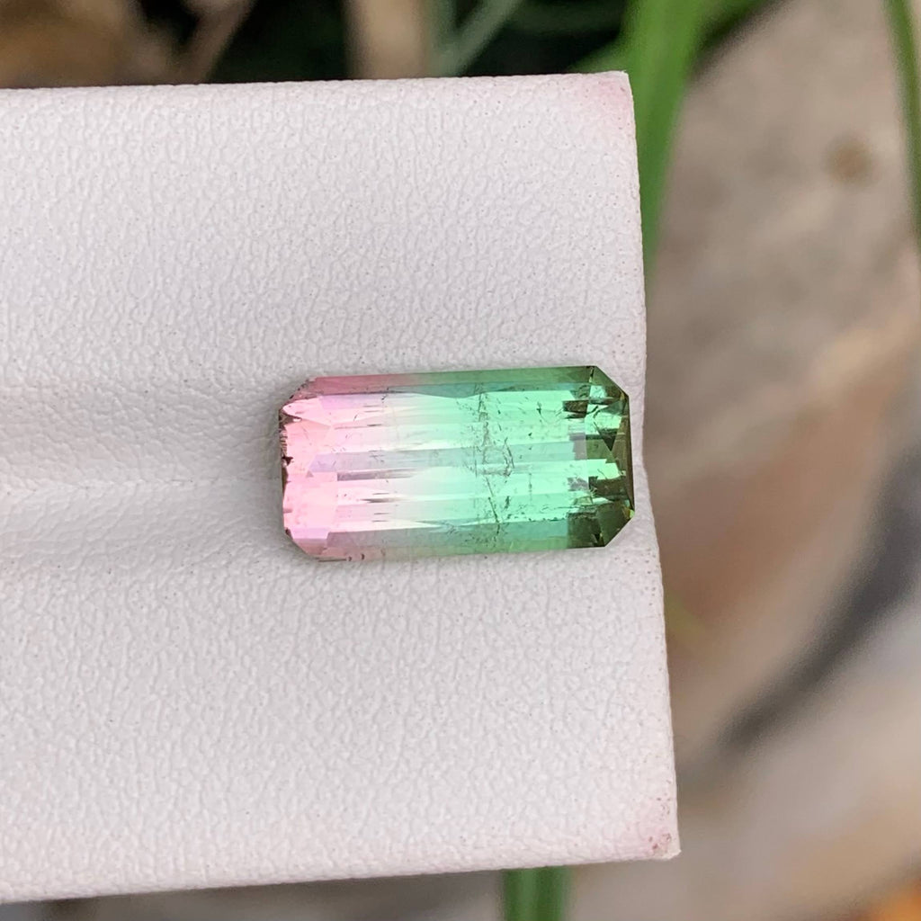 Natural Bi-Colour Tourmaline 5.49 Ct Loose Gemstone | VSI Afghanistan Tourmaline | Untreated Collector Fine Jewelry Gem