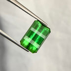 Natural Green Tourmaline 8.55 Ct Pixel Cut Loose Gemstone | VVS Afghanistan Tourmaline | Untreated Fine Jewelry Gem