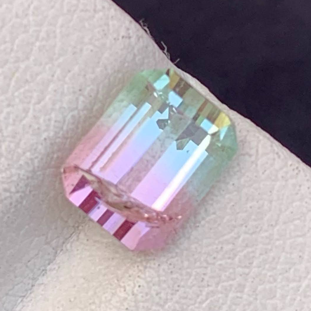 Natural Watermelon Tourmaline 2.48 Ct Loose Gemstone | Afghanistan Bi-Color Tourmaline | Untreated Jewelry Making Stone