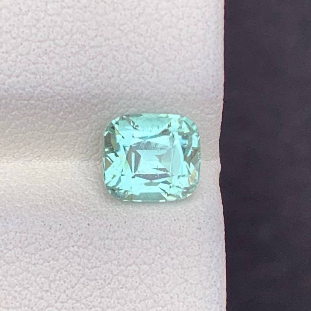 Natural Seafoam Tourmaline 1.61 Ct Loose Gemstone | VSI Afghanistan Tourmaline | Untreated Fine Jewelry Gem