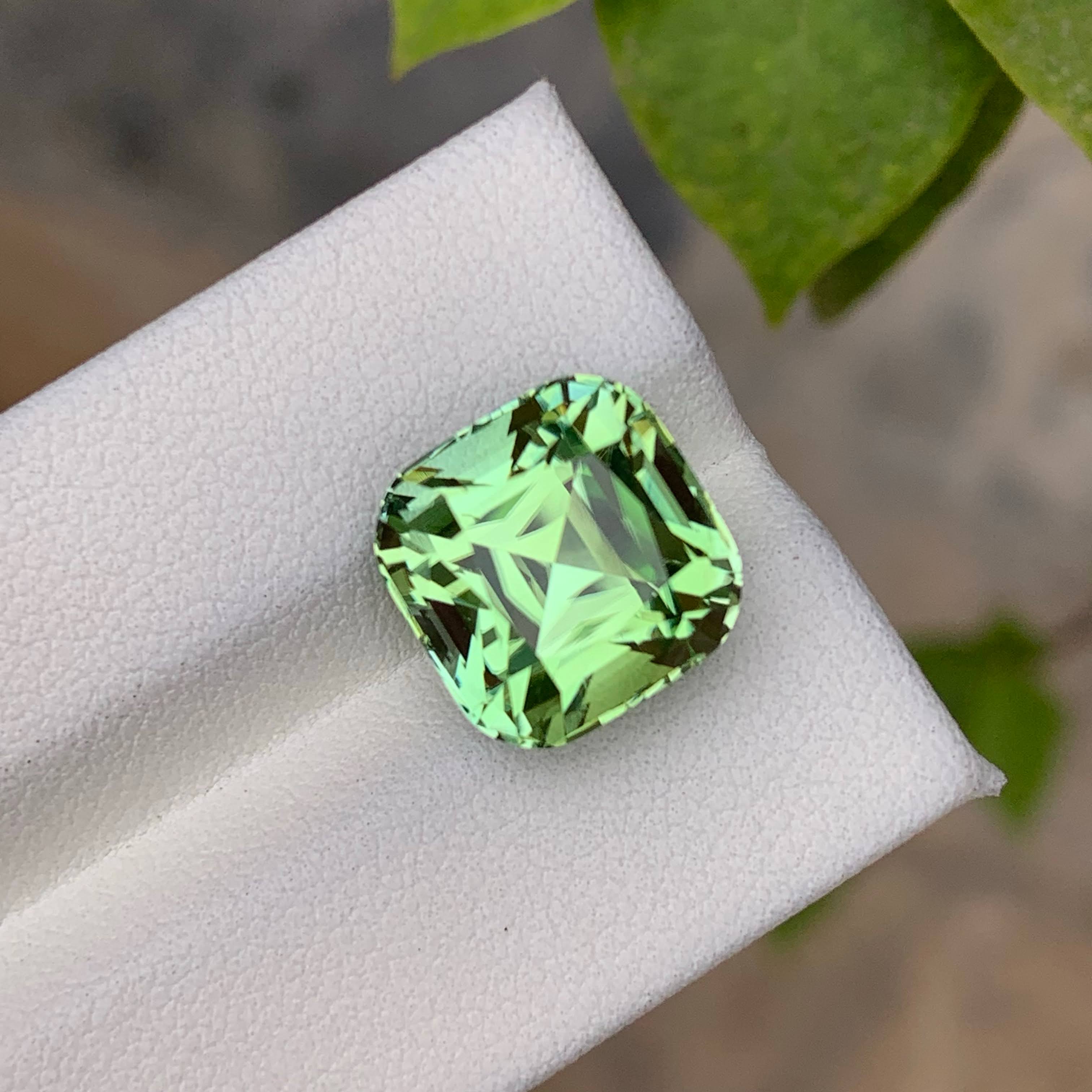 Natural Mint Green Tourmaline 10.13 Ct Eye Clean Loose Gemstone | Afghanistan Tourmaline | Untreated Fine Jewelry Gem