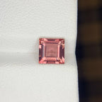 Natural Pink Tourmaline 1.38 Ct Asscher Cut Eye Clean Untreated Afghanistan
