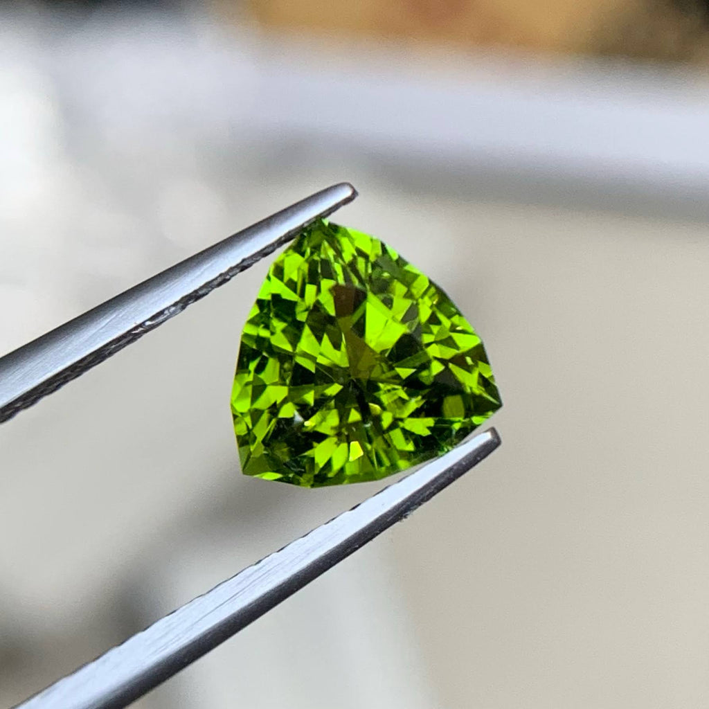 Natural Trillion Cut Tourmaline 1.88 Ct Loose Gemstone | Afghanistan Tourmaline | Untreated Trillion Shape Fine Jewelry