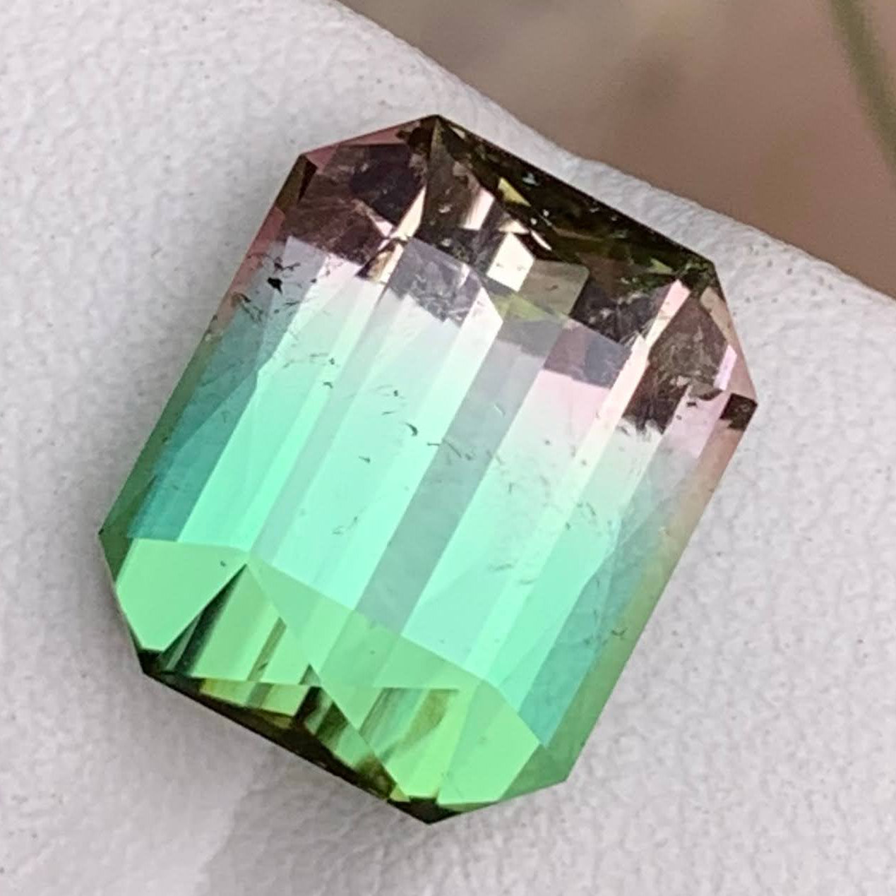 Natural Bi-Colour Tourmaline 8.65 Ct Loose Gemstone | SI Clean Afghanistan Tourmaline | Untreated Fine Jewelry Gem