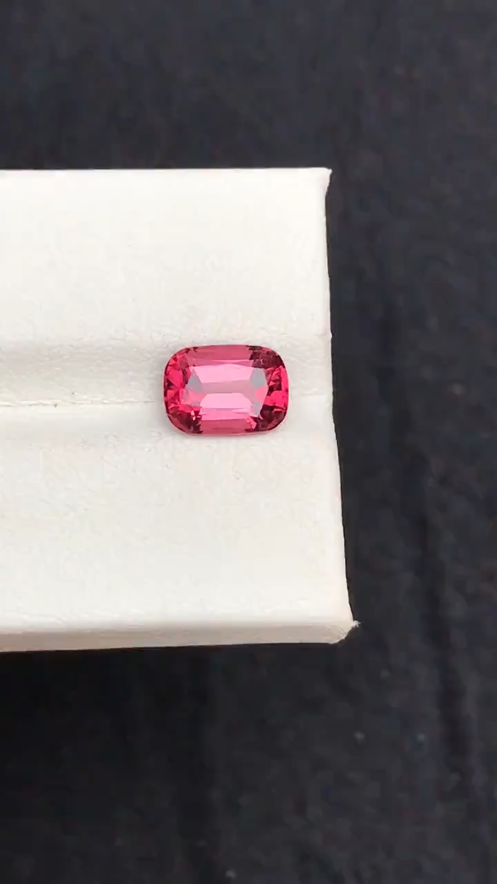 Natural Pinkish Red Tourmaline Gemstone 1.95 Carats