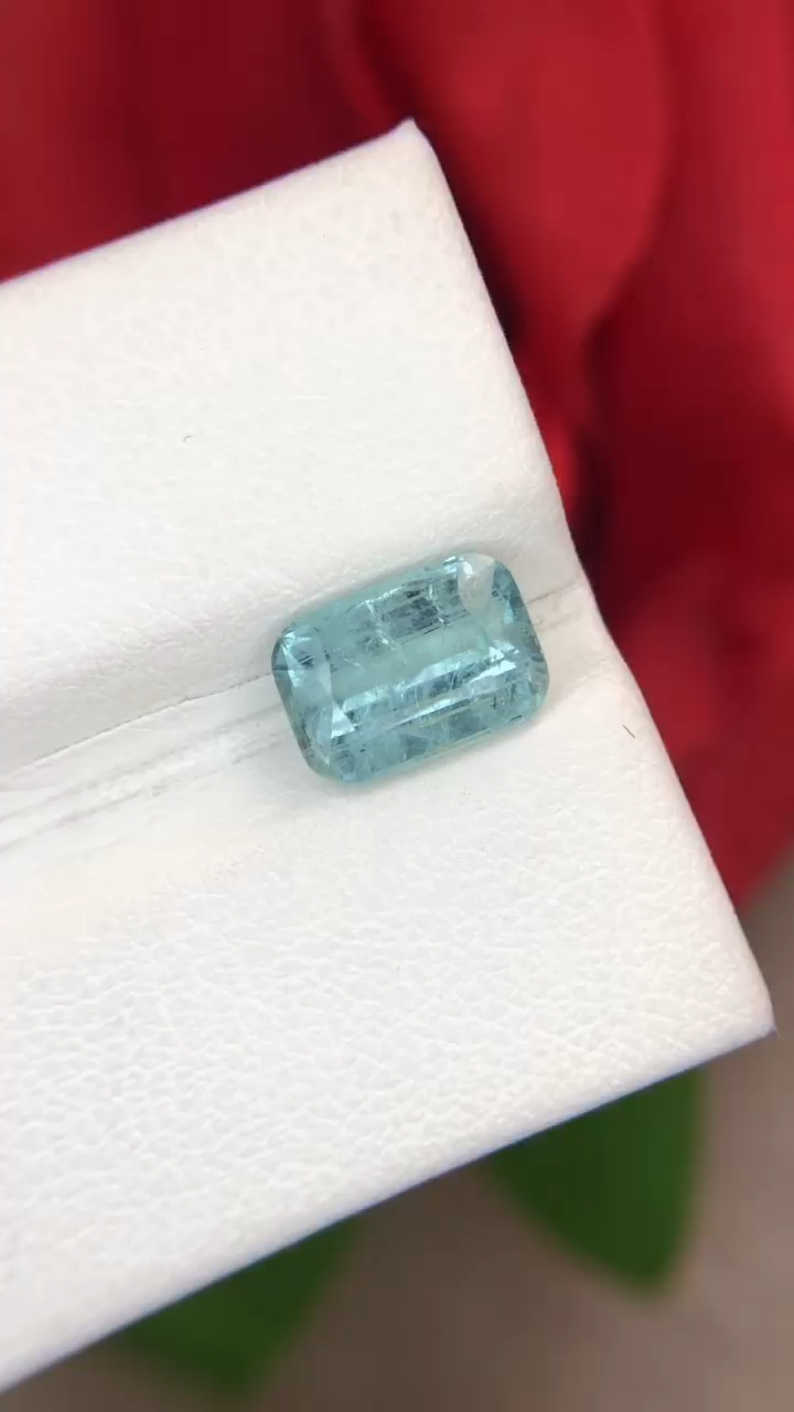 Lagoon Color Tourmaline Stone Secondary image