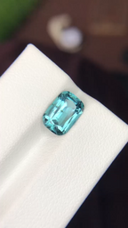 Lagoon Blue Tourmaline Gemstone, 2.10 carats